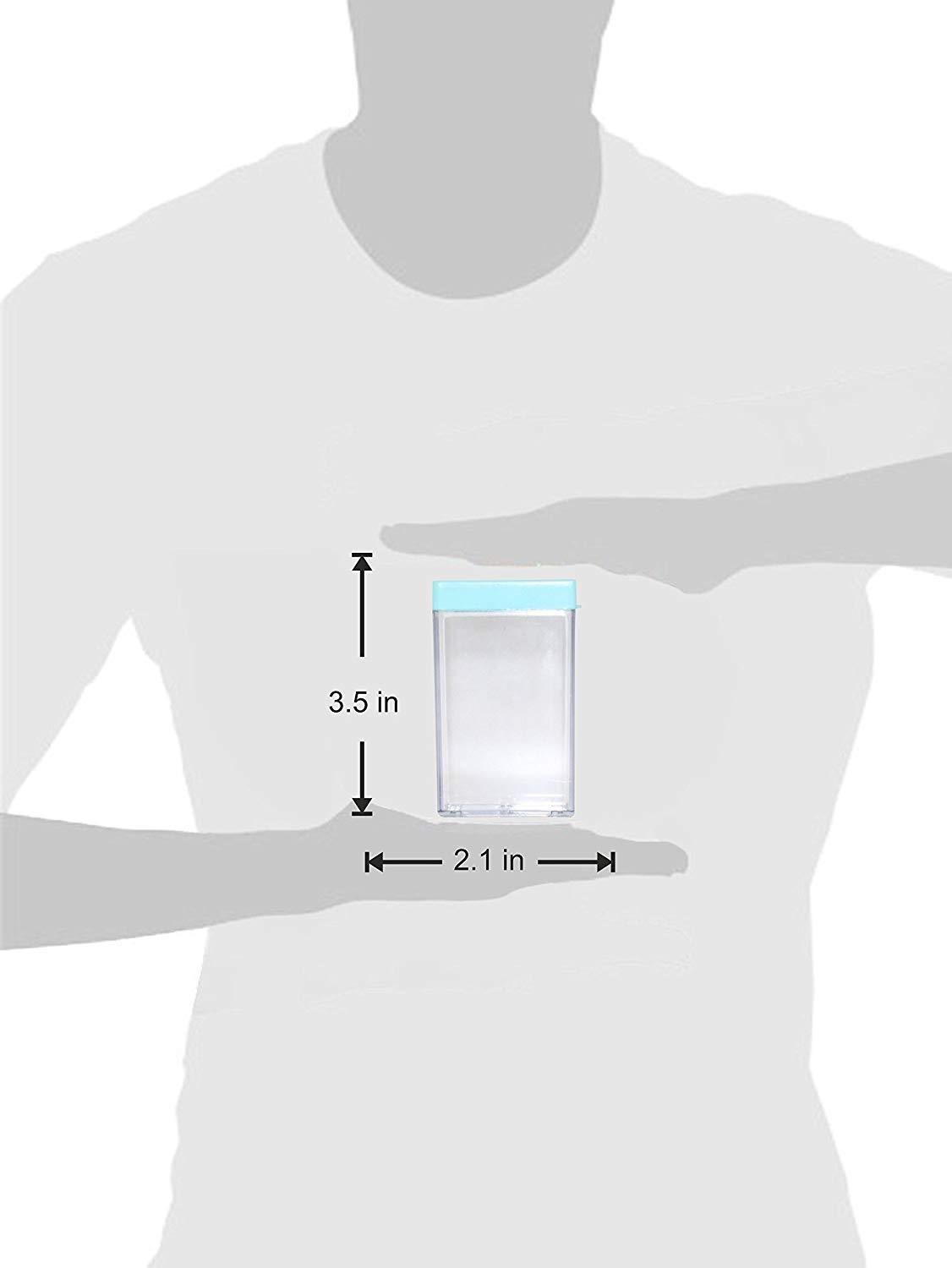 Plastic Spice Jars (6 Pcs 14x22x8cm Multicolour) - Happy Price - Image 4