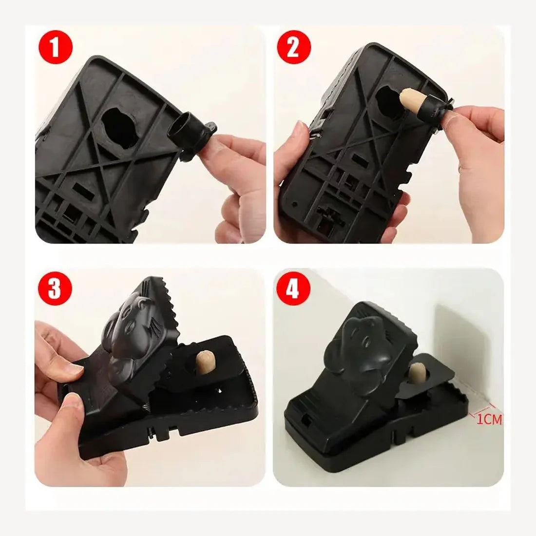 Reusable Plastic Portable Ratmicemouse Trap - Happy Price - Image 5