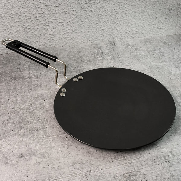 Premium Non-stick Flat Roti Tawa With Heat-resistant Handle (10 Inch 1 Pc) - Happy Price - Image 5