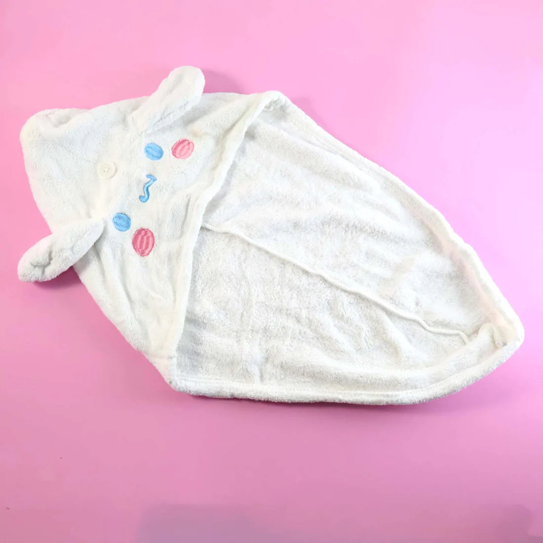 Cute Cartoon Hooded Hair Drying Towel Cap - 1 Pc - Happy Price - Image 4