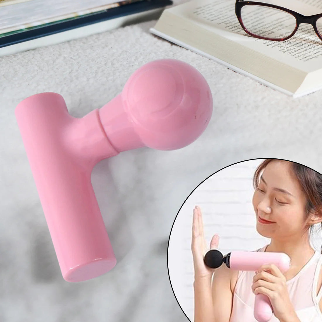 Black Mini Pocket Size Vibrator Full Body Massager Cordless One Button Operation For Body Pain Relaxation - Happy Price - Image 6