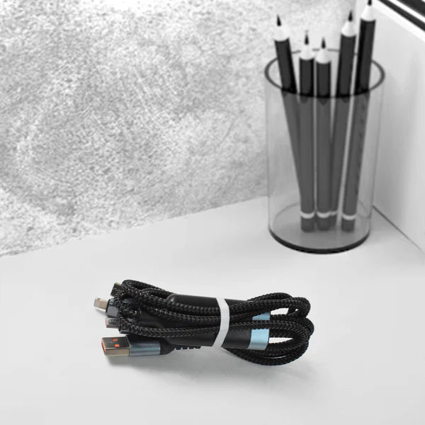 3-in-1 Super Fast Charging Cable 100w - Happy Price - Image 5