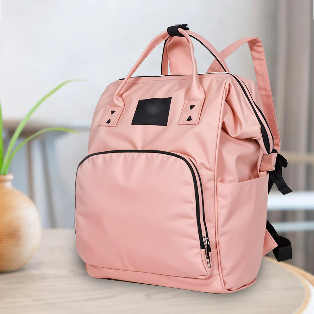Multipurpose Large Capacity Moms Backpack Diaper Bag (1 Pc 17 Pocket Big) - Happy Price - Image 6