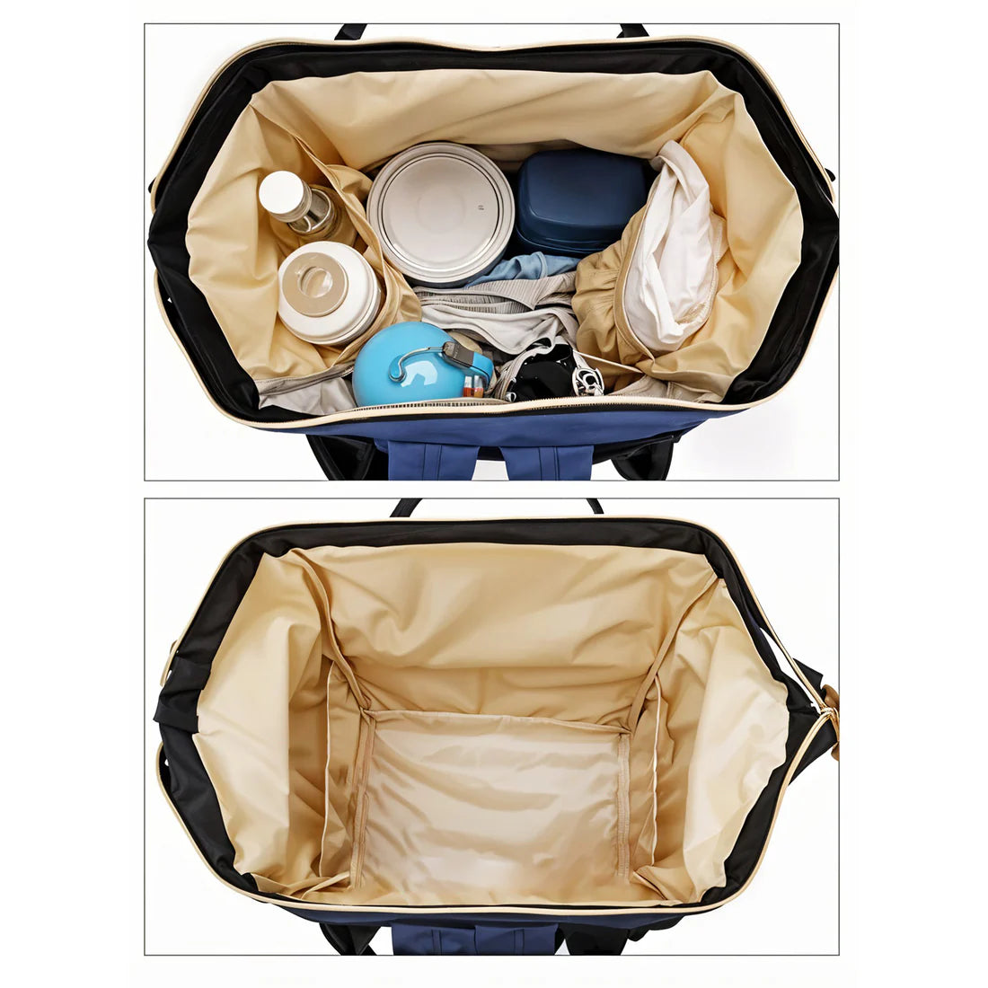 Multipurpose Large Capacity Moms Backpack Diaper Bag (1 Pc 17 Pocket Big) - Happy Price - Image 5