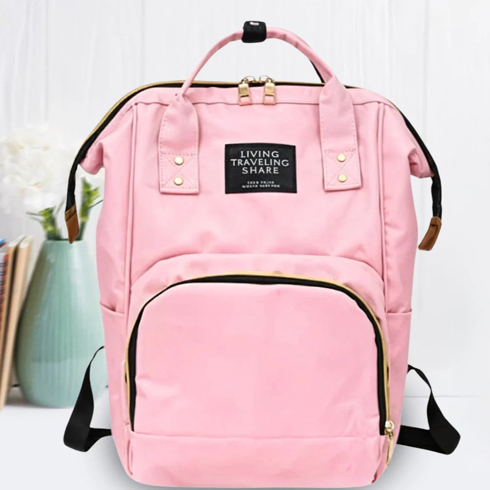 Multipurpose Large Capacity Moms Backpack Diaper Bag (1 Pc 17 Pocket Big) - Happy Price - Image 2