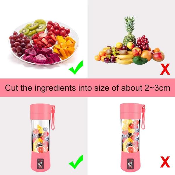 Portable Usb Electric Juicer - 6 Blades (Protein Shaker) - Happy Price - Image 5