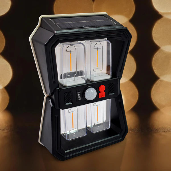 Solar Wall Light with Motion Sensor & 3 Light Modes (1 Pc)