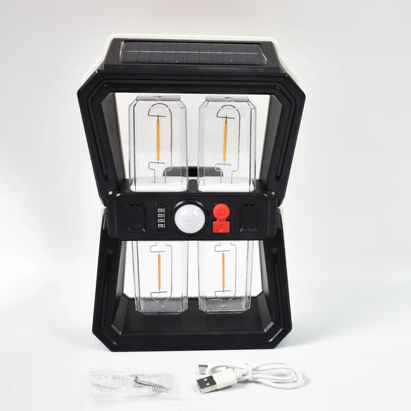 Solar Wall Light with Motion Sensor & 3 Light Modes (1 Pc)