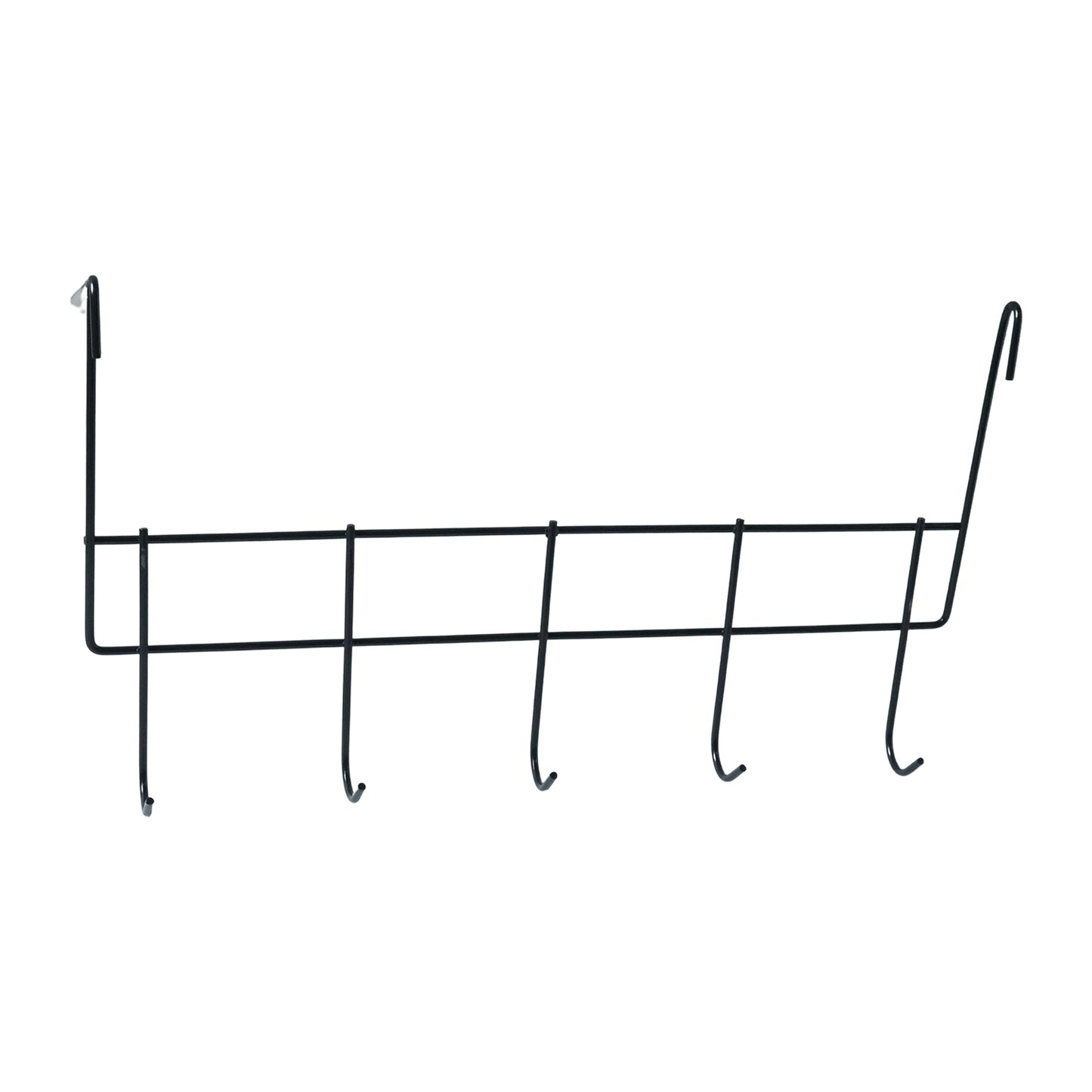 Metal 5 Hook Over-the-Door Rack - 1 Pc Hanging Organizer - Great Price - Image 4