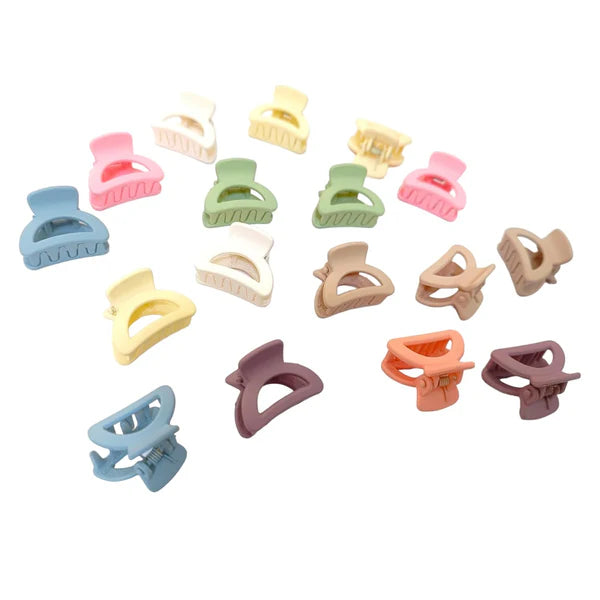 Plastic Small Hair Clips For Girls Kids Hair Accessories (3 Pcs Set Mix Color Design) - Happy Price - Image 5