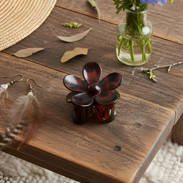 Large Flower Hair Claw Clip for Women & Girls (1 Pc) - Happy Price - Image 4