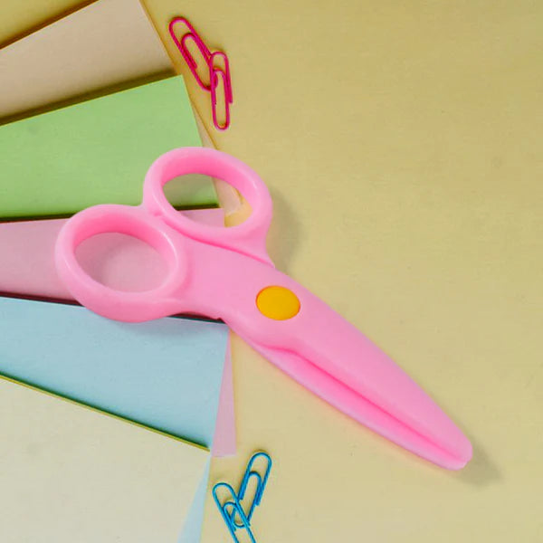 Plastic Child-safe Scissor Set Toddlers Training Scissors Pre-school Training Scissors And Children Art Supplies - Happy Price - Image 2