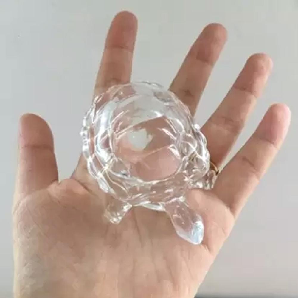 Crystal Glass Tortoise Figurine for Vastu and Feng Shui - Happy Price - Image 4