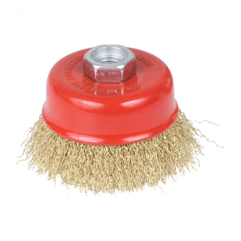 Wire Wheel Cup Brush (Gold) - Happy Price - Image 3