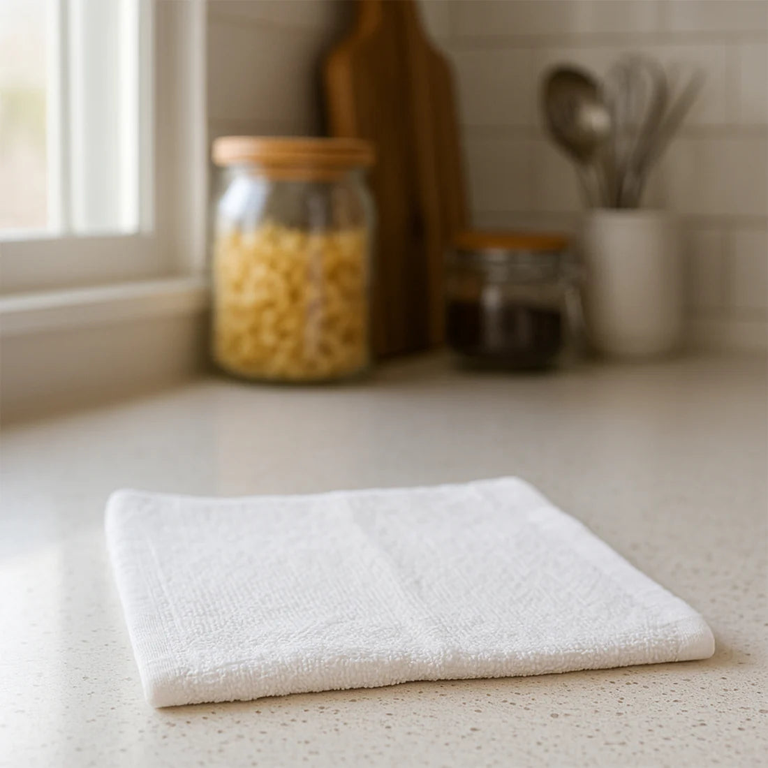 Heavy-Duty Microfiber Cleaning Cloth - Super Absorbent & Reusable (1 Pc) - Happy Price - Image 4