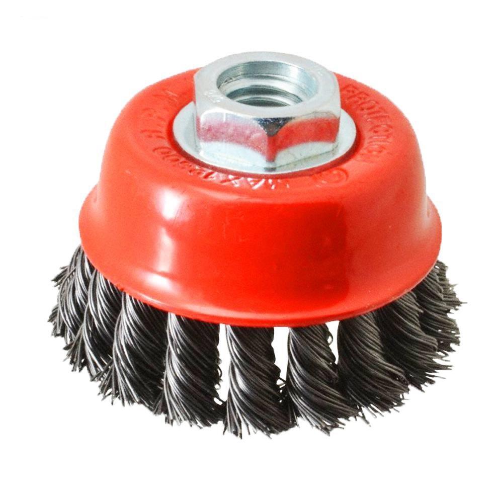 Wire Wheel Cup Brush (Black) - Happy Price - Image 2