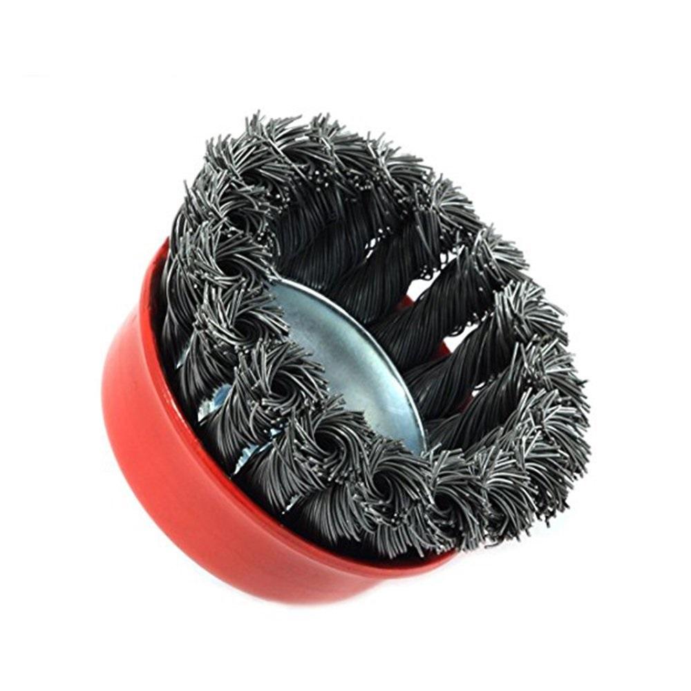 Wire Wheel Cup Brush (Black) - Happy Price - Image 4