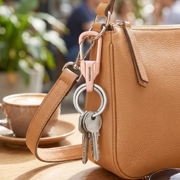 Heavy Duty Metal Keychain Holder with Quick Release Hook - 1 Pc - Great Price - Image 3