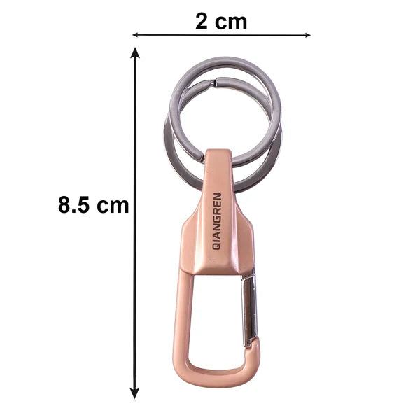 Heavy Duty Metal Keychain Holder with Quick Release Hook - 1 Pc - Great Price - Image 2