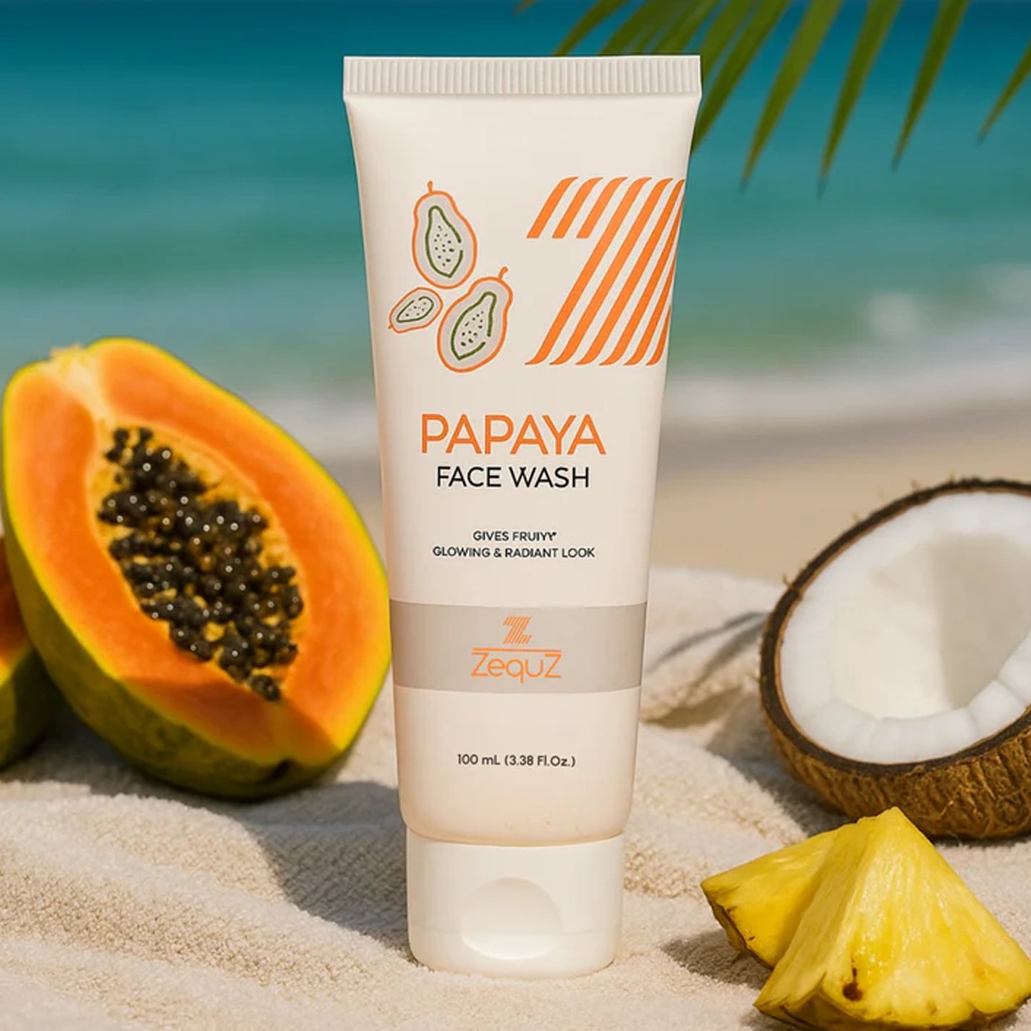 Zequz Papaya Face Wash - 100ml for Brightening & Glowing Skin - Happy Price - Image 7