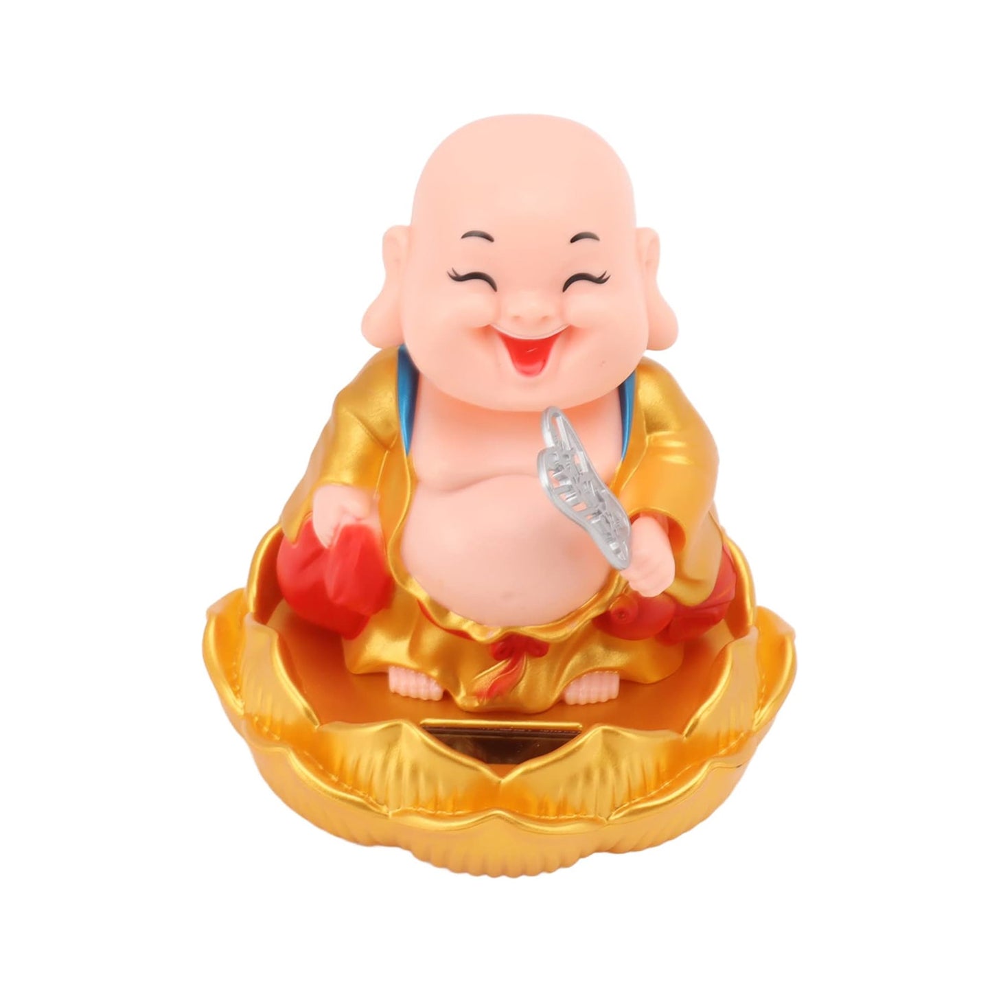 Solar Power Moving Buddha Car Ornament (1 Pc) - Happy Price - Image 4