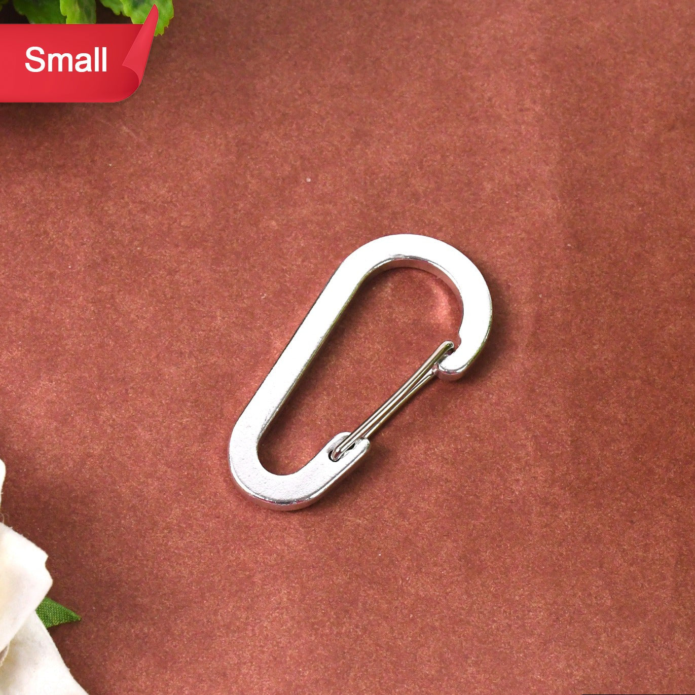Small Snap Hook Clasps Loop Belt Keychain Belt Loop (1 Pc) - Happy Price - Image 1