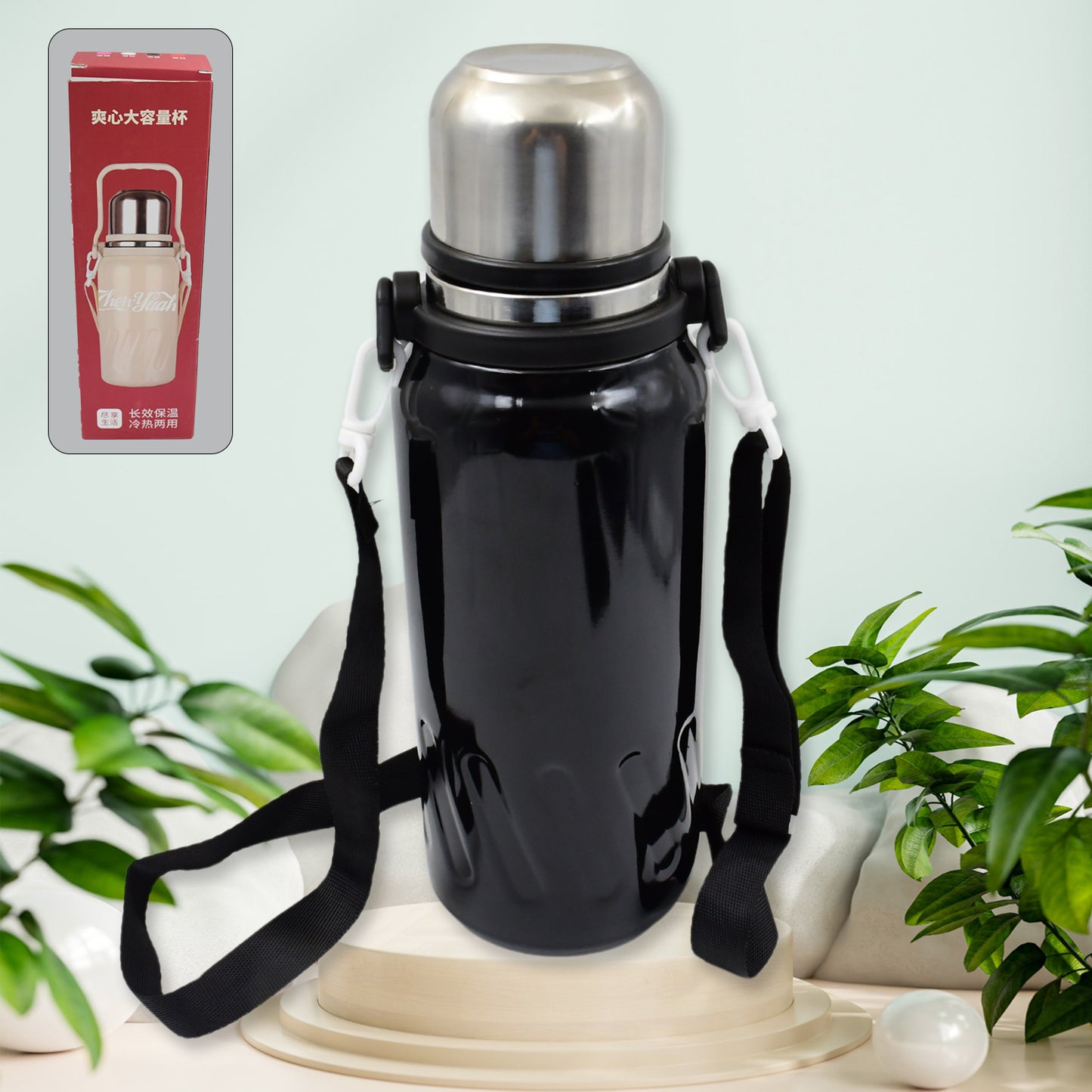 Stainless Steel Water Bottle Vacuum Insulated Cup Bottle (1200 Ml) - Happy Price - Image 2