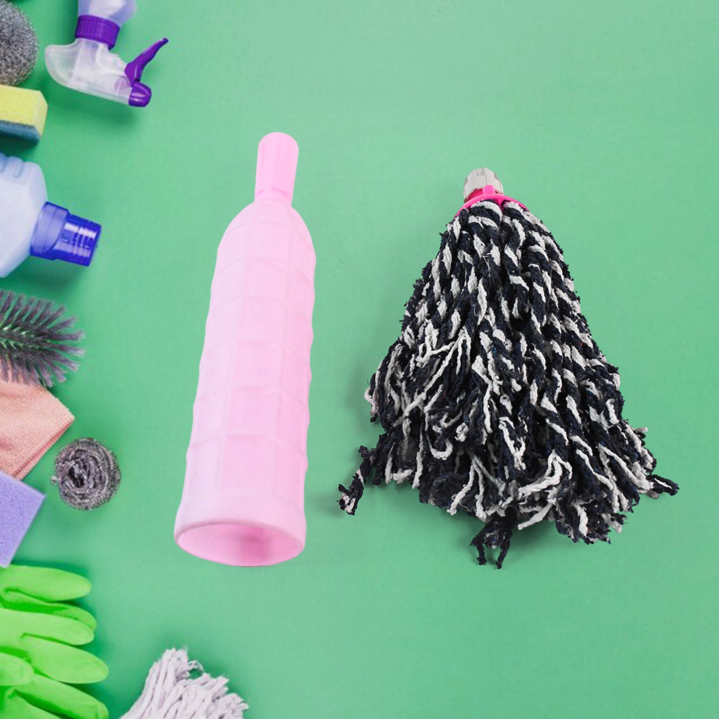 Heavy-duty Floor Cleaning Bottle Mop Refill With Durable Plastic Bottle - Happy Price - Image 5