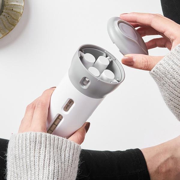 4 In 1 Travel Dispenser Bottle Set Travel Refillable Cosmetic Containers Set - Happy Price - Image 3