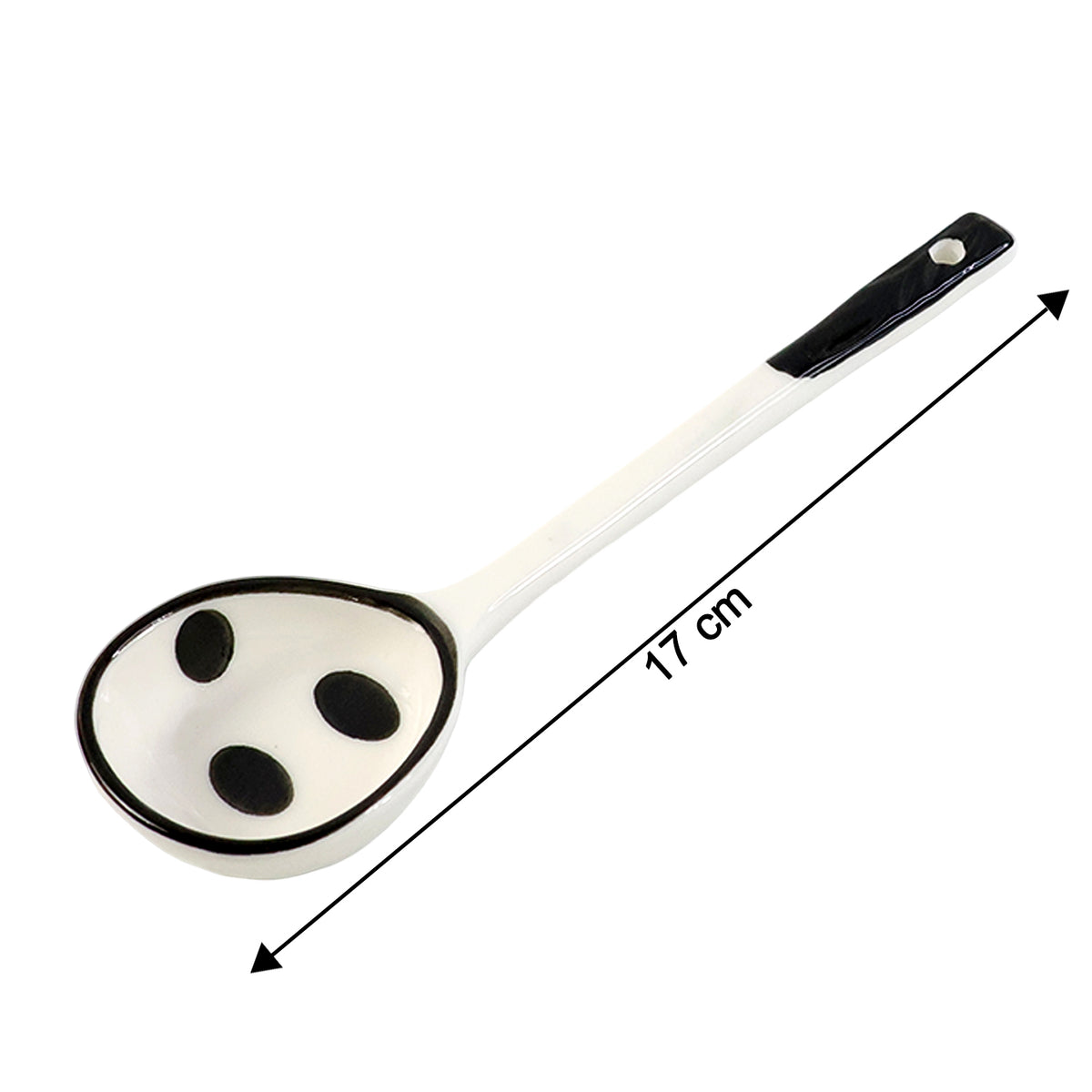 17 cm Heat-Resistant Polycarbonate Soup Ladle with Non-Slip Handle - 1 Pc - Happy Price - Image 4