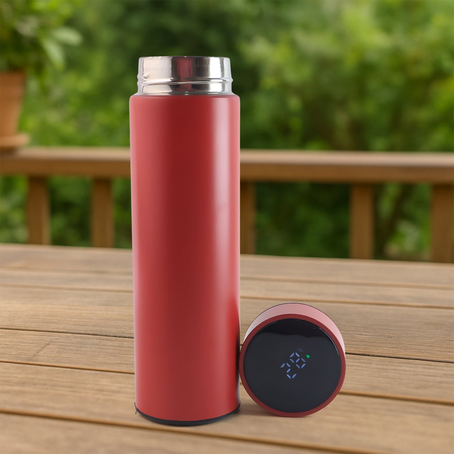 Red Vacuum Insulated Water Bottle (1 Pc 500ml) - Happy Price - Image 6