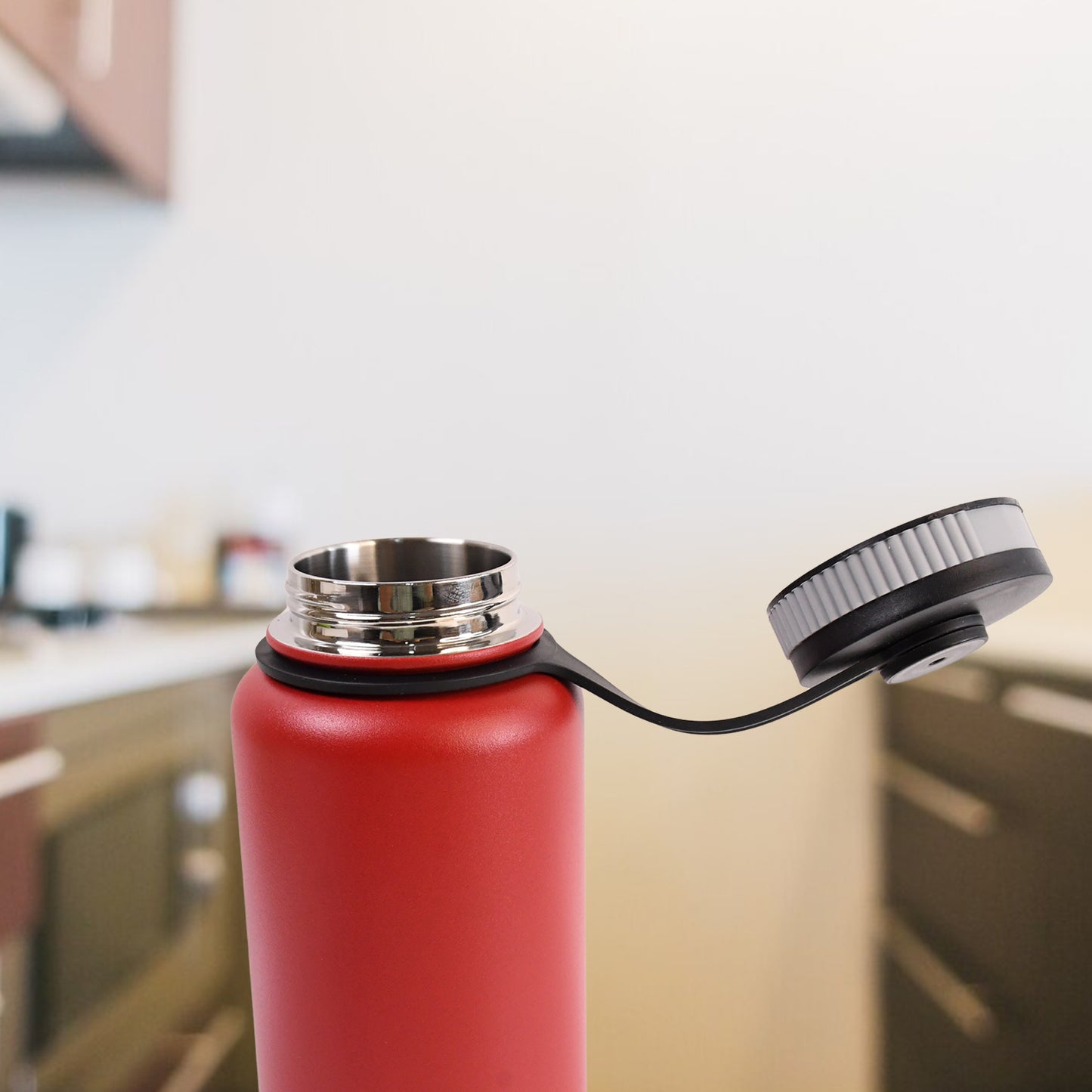 Stainless Steel Double Wall Vacuum-insulated Drink Water Bottle (1000 Ml Mix Color) - Happy Price - Image 3