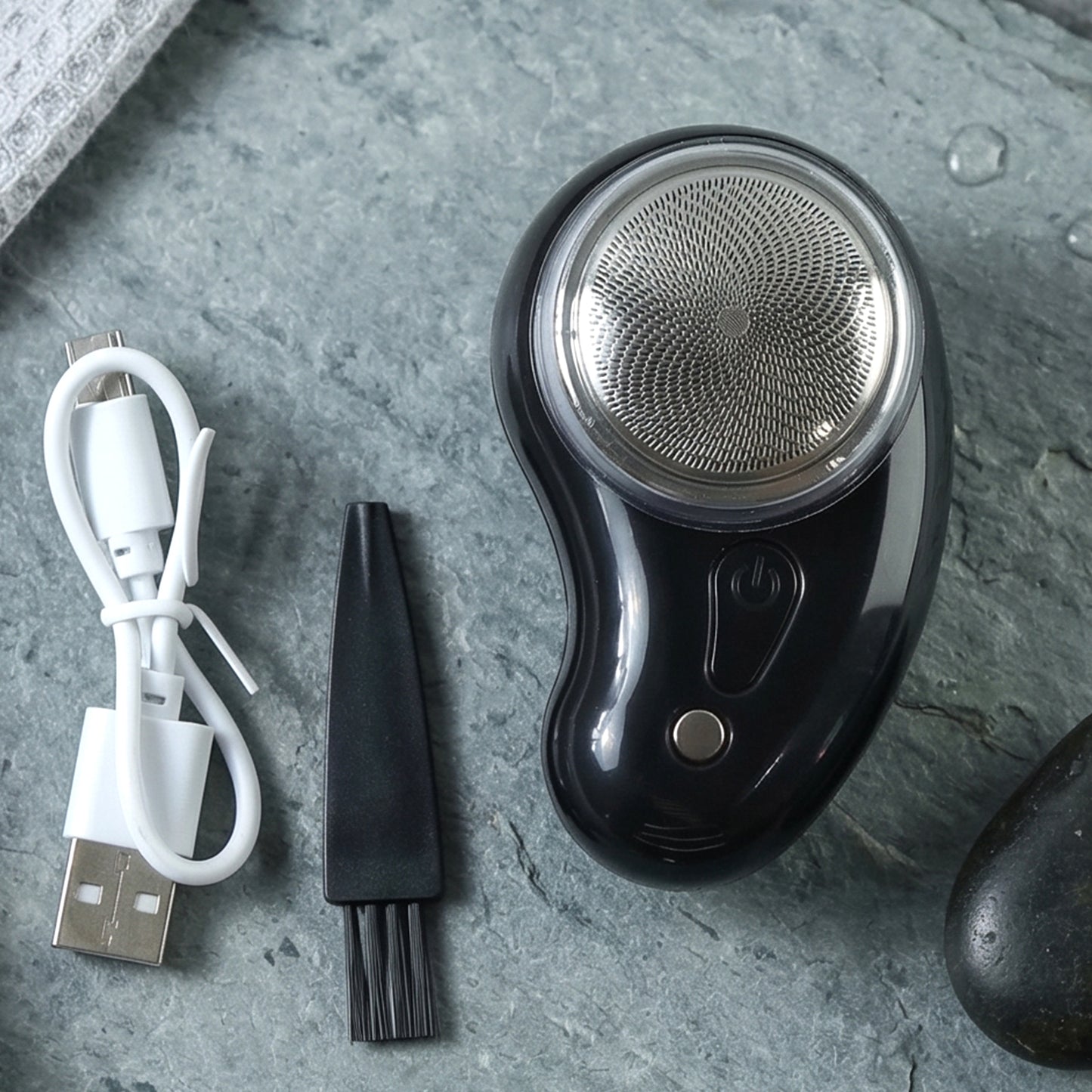 Compact USB Rechargeable Mini Shaver for Men - Portable Beard Trimmer, 1 Set - Great Price - Image 3