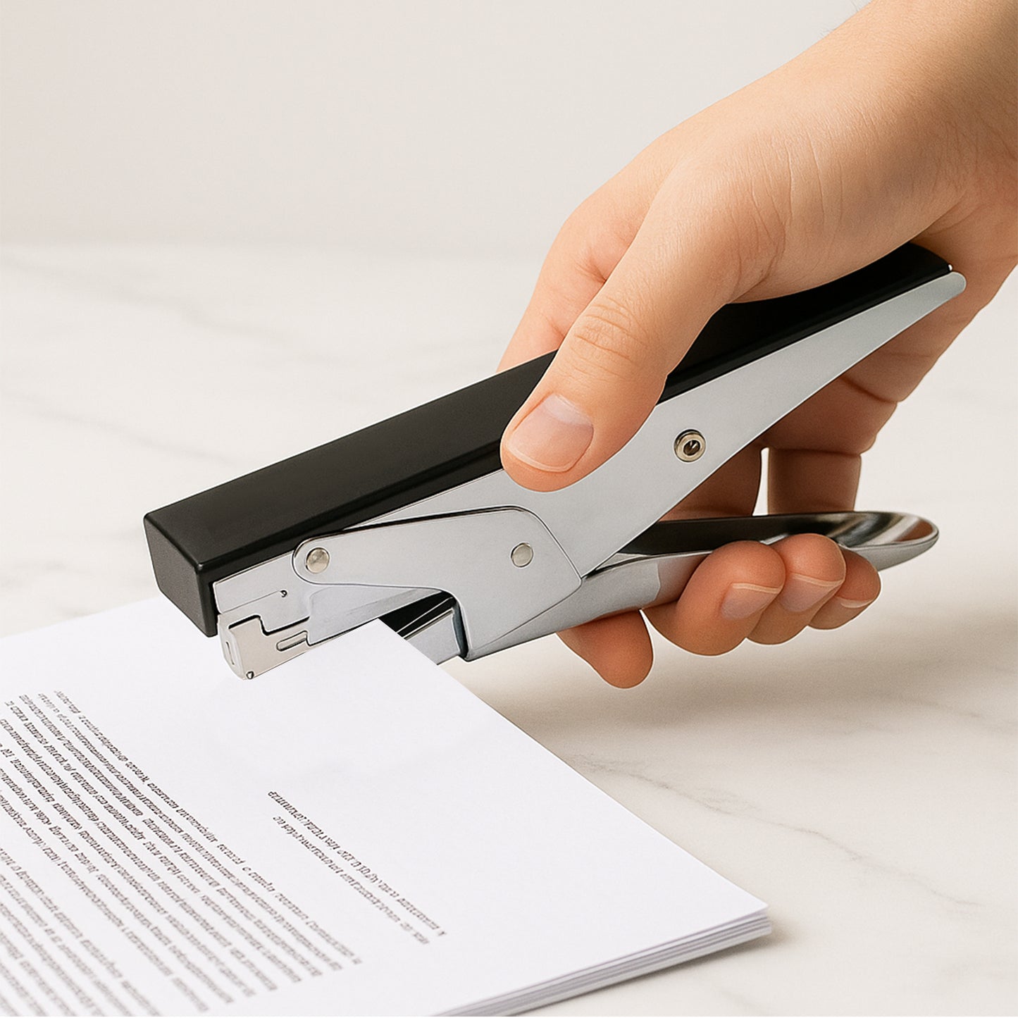 Heavy Duty Plier Stapler - Metal Body, 30 Sheet Capacity - Happy Price - Image 5