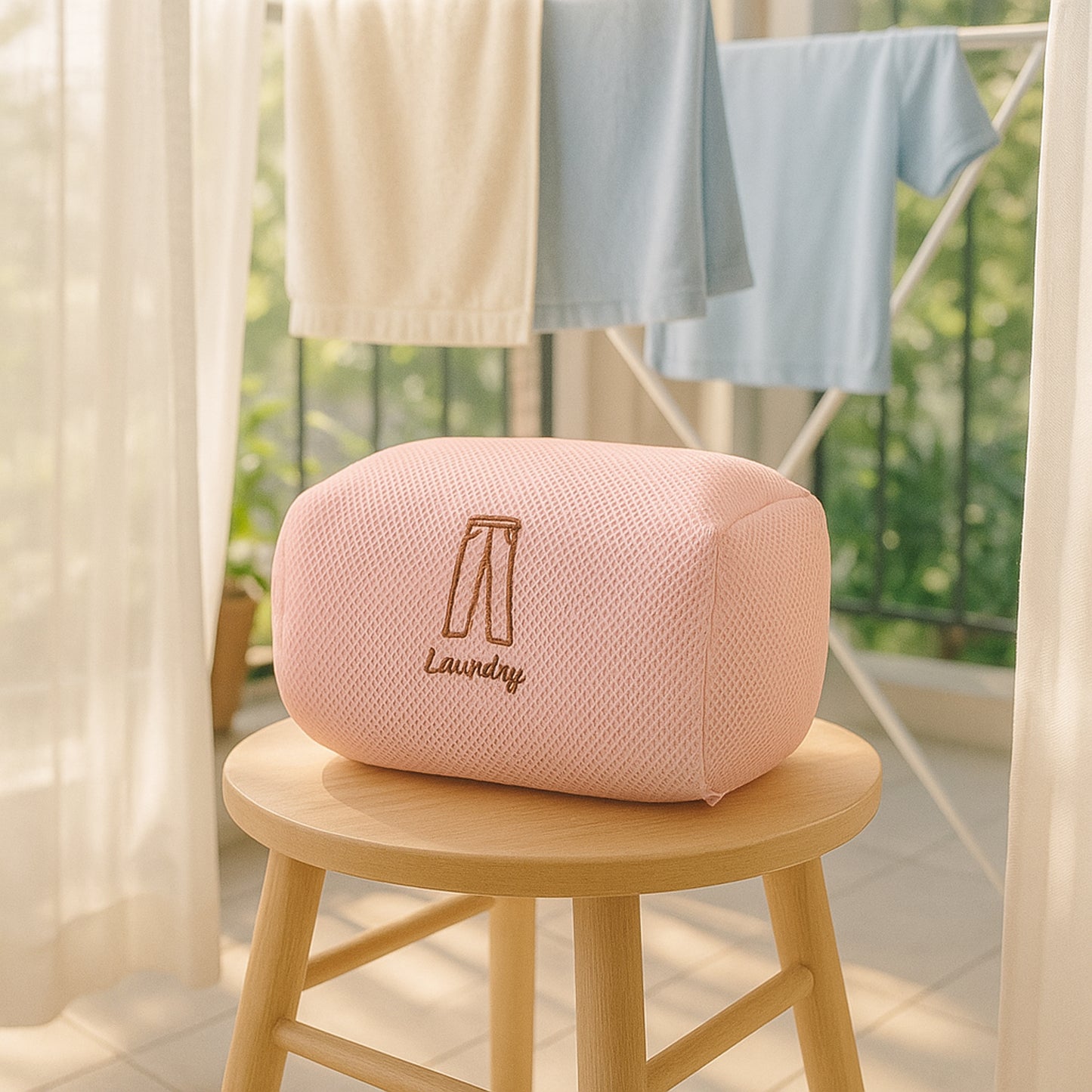 Thick 3D Mesh Laundry Bag for Clothes - Zippered Garment Protector (1 Pc) - Happy Price - Image 6