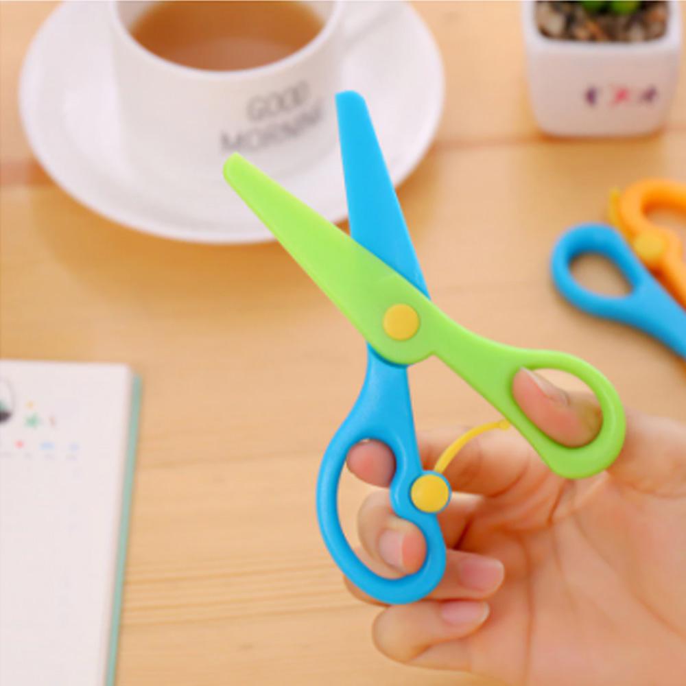 Kids Handmade Plastic Safety Scissors Safety Scissors - Happy Price - Image 4