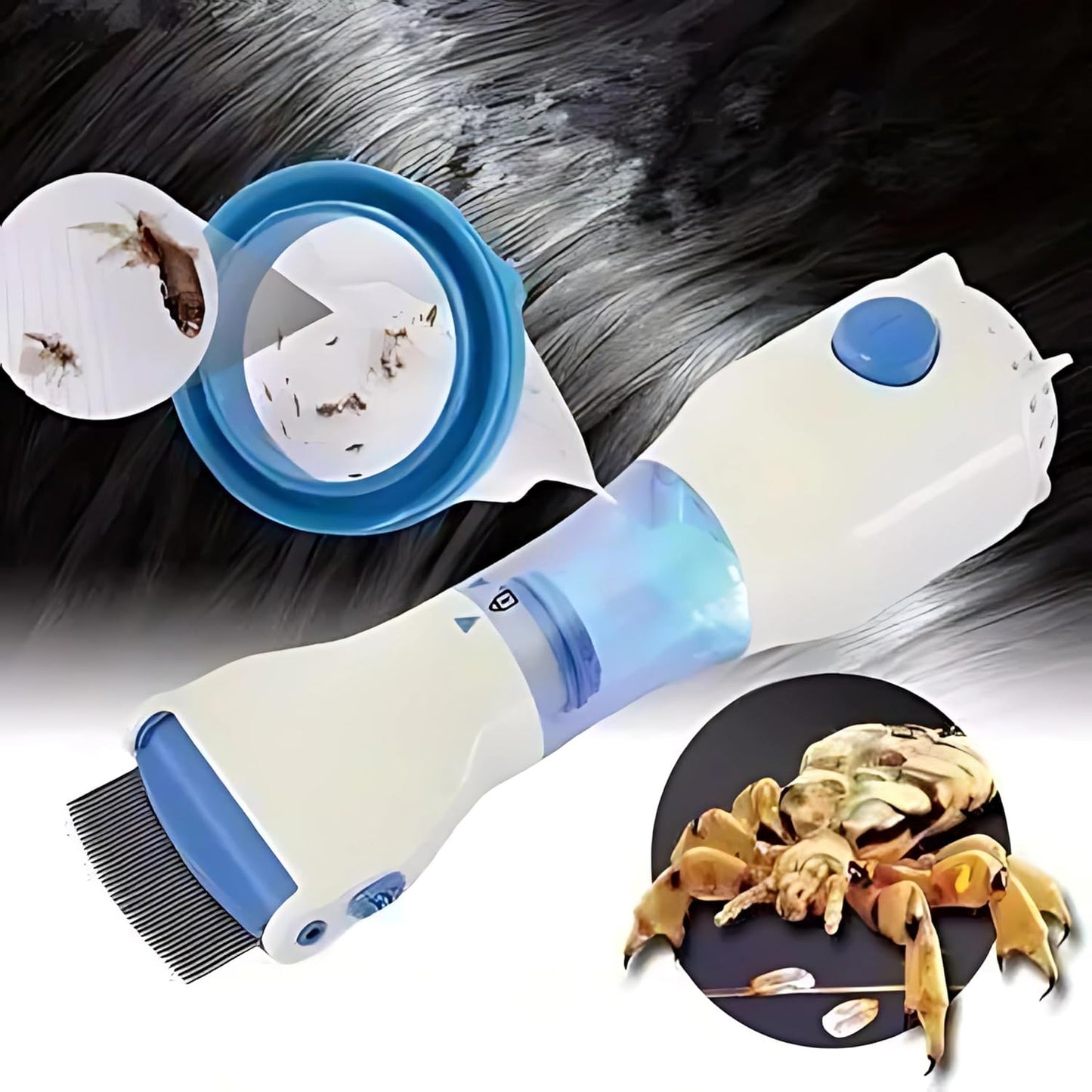 Electric Lice Vacuum Comb Set for Hair Hygiene - Happy Price - Image 3