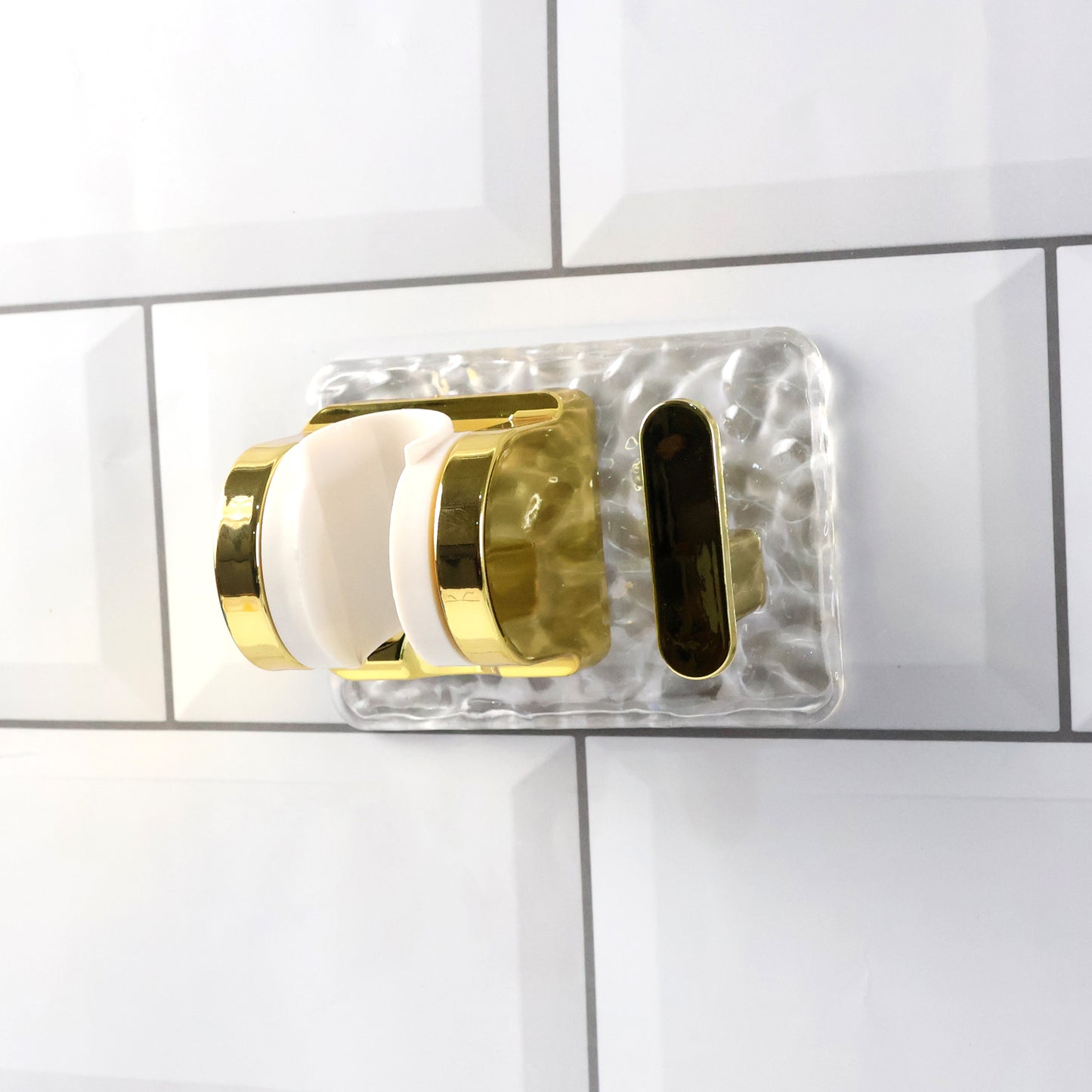 Wall Mounted Broom and Mop Holder with Strong Grip Clips - 1 Pc - Happy Price - Image 2