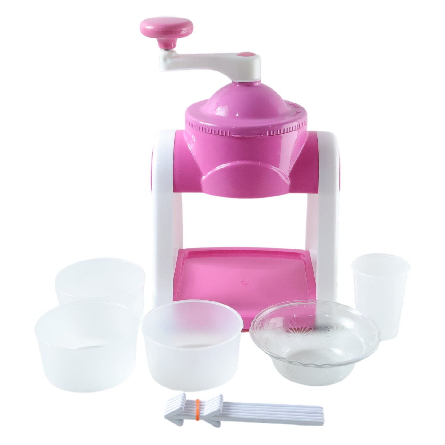Manual Gola Maker Machine - Pink, Portable Ice Slush Maker - Great Price - Image 4