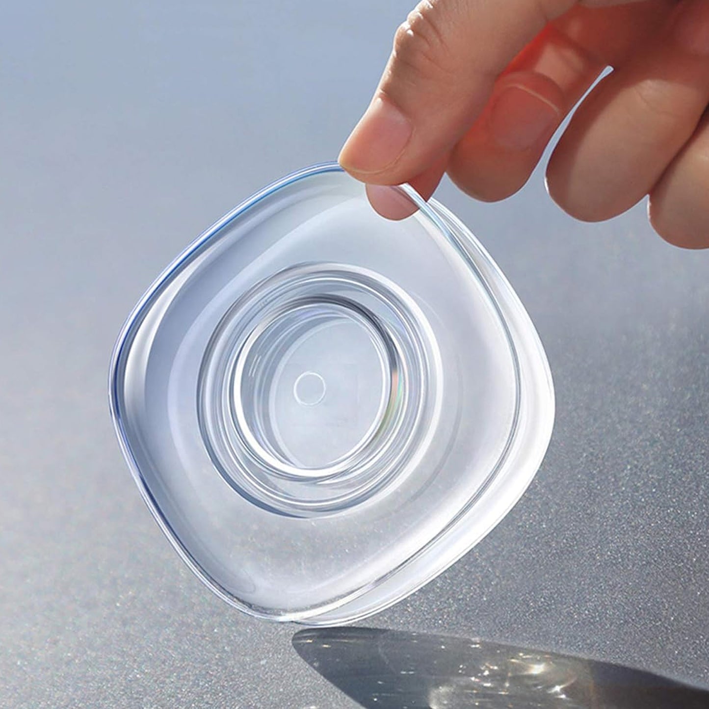 Multi Purpose Square Super Gel Pads For Holding Mobile Spiral Cable Protector (1 Pc) - Happy Price - Image 2