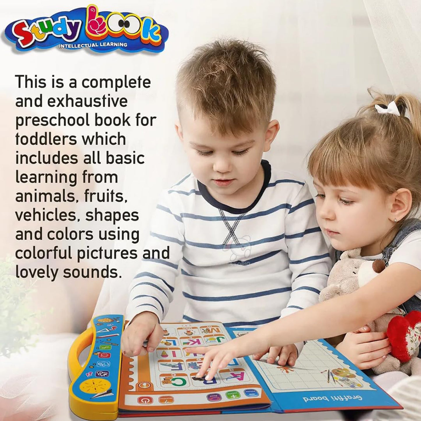 Talking Phonics Learning Book for Kids with Sound & Pronunciation (1 Set) - Happy Price - Image 3