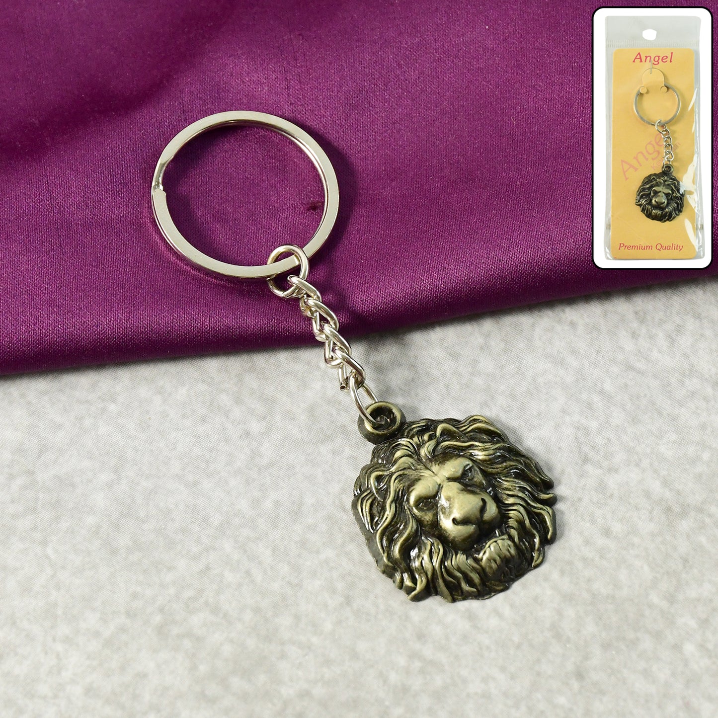 Lion Head Metal Keychain - Durable & Stylish Key Holder (1 Pc) - Happy Price - Image 6
