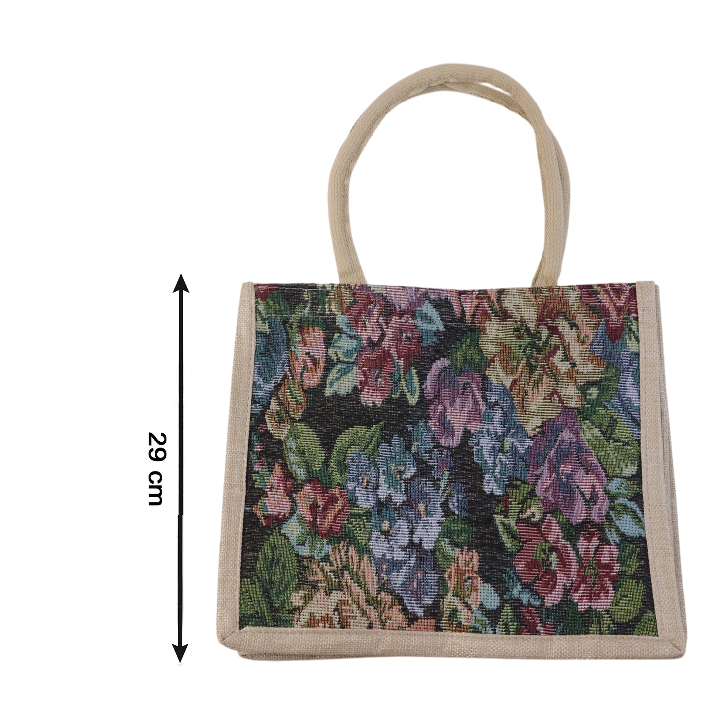 Floral Print Multipurpose Tote Bag - 1 Pc, 29x33 Cm - Great Price - Image 5