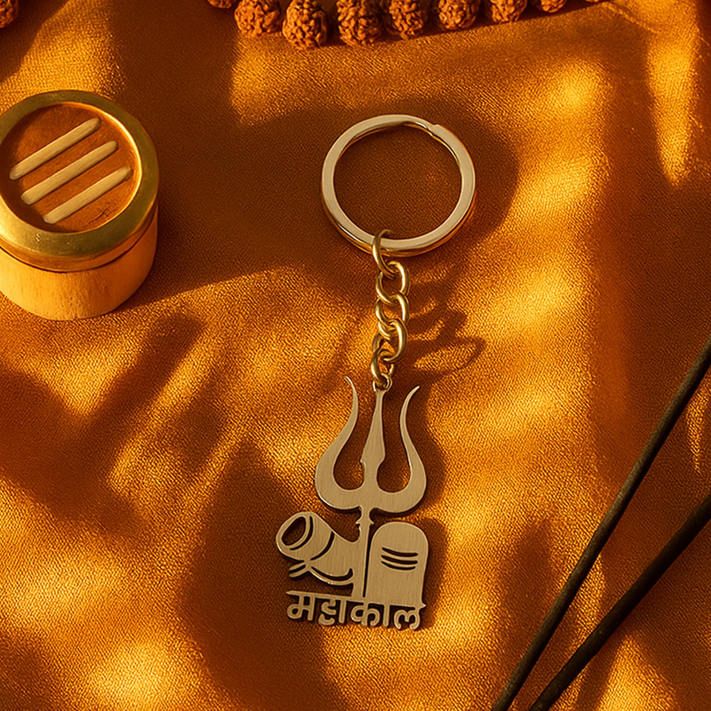 Mahakal Trishul Shivling Metal Keychain - 1 Piece - Happy Price - Image 6