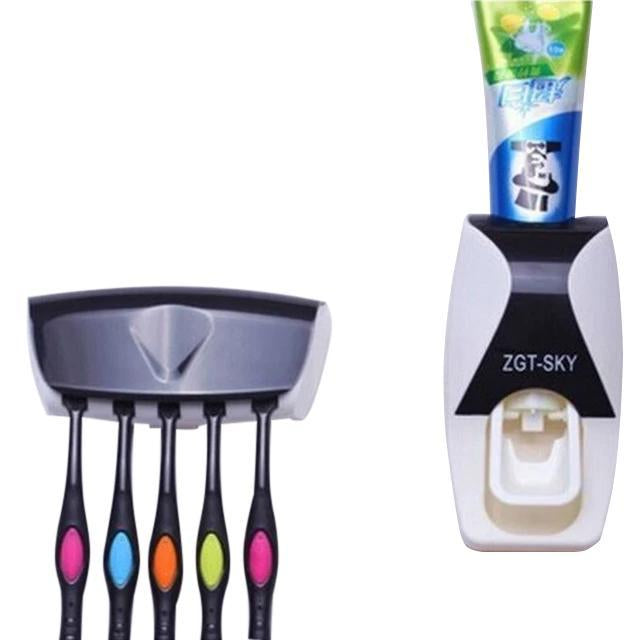 Toothpaste Dispenser Tooth Brush With Toothbrush - Happy Price - Image 1