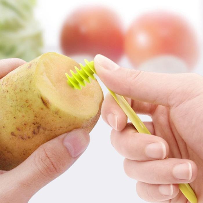 2013 Kitchen Plastic Vegetables Spiral Cutter Spiral Knife Spiral Screw Slicer - Happy Price - Image 5
