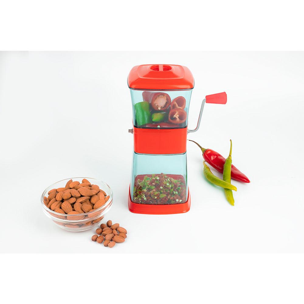 Maitri Stainless Steel Manual Vegetable Chopper for Onions, Chilies & Dry Fruits - Happy Price - Image 1