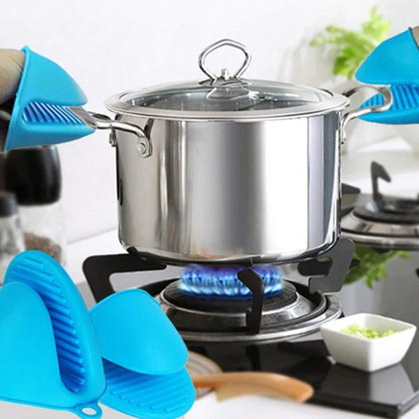 Silicone Heat Resistant Cooking Potholder For Kitchen Cooking Baking - Happy Price - Image 3