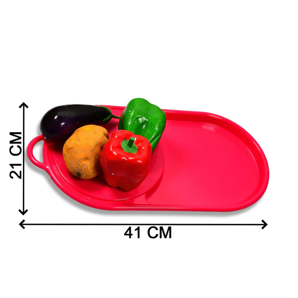 Kitchen Chopping Board Tray - Food Grade Plastic Cutting Surface (1pc)