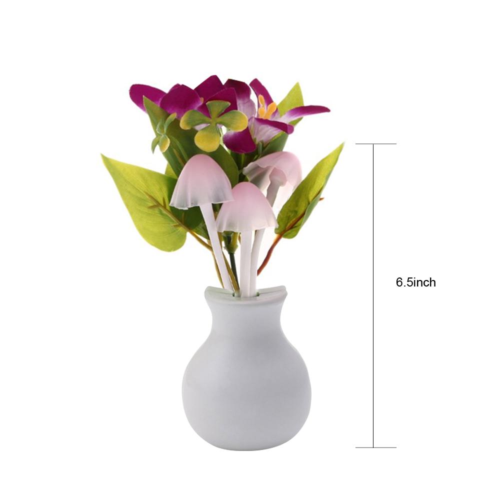 Led Dream Night Light Auto Onoff Sensor Mushroom Lamp (Multicolor) - Happy Price - Image 2